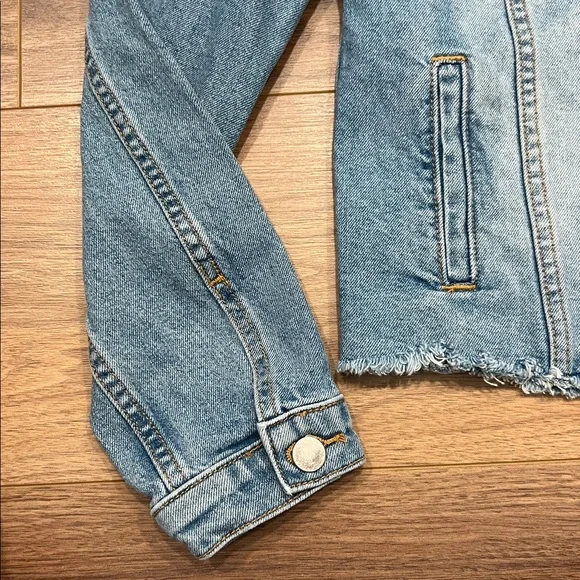 Driftwood Mesa Rosa Stretch Denim Jacket Embroidered Size XS - Picture 8 of 14